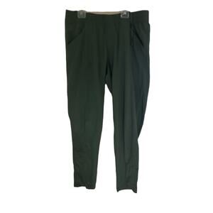 The north face army green jogger pants size 14